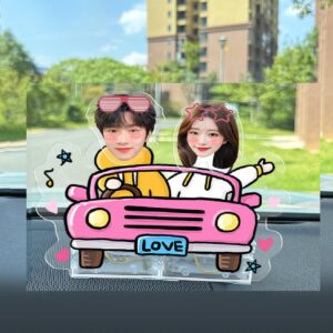 custom couple bobblehead standee — personalized shaking head keepsake for couple